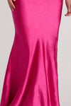 Satin Halter Formal Maxi Dress