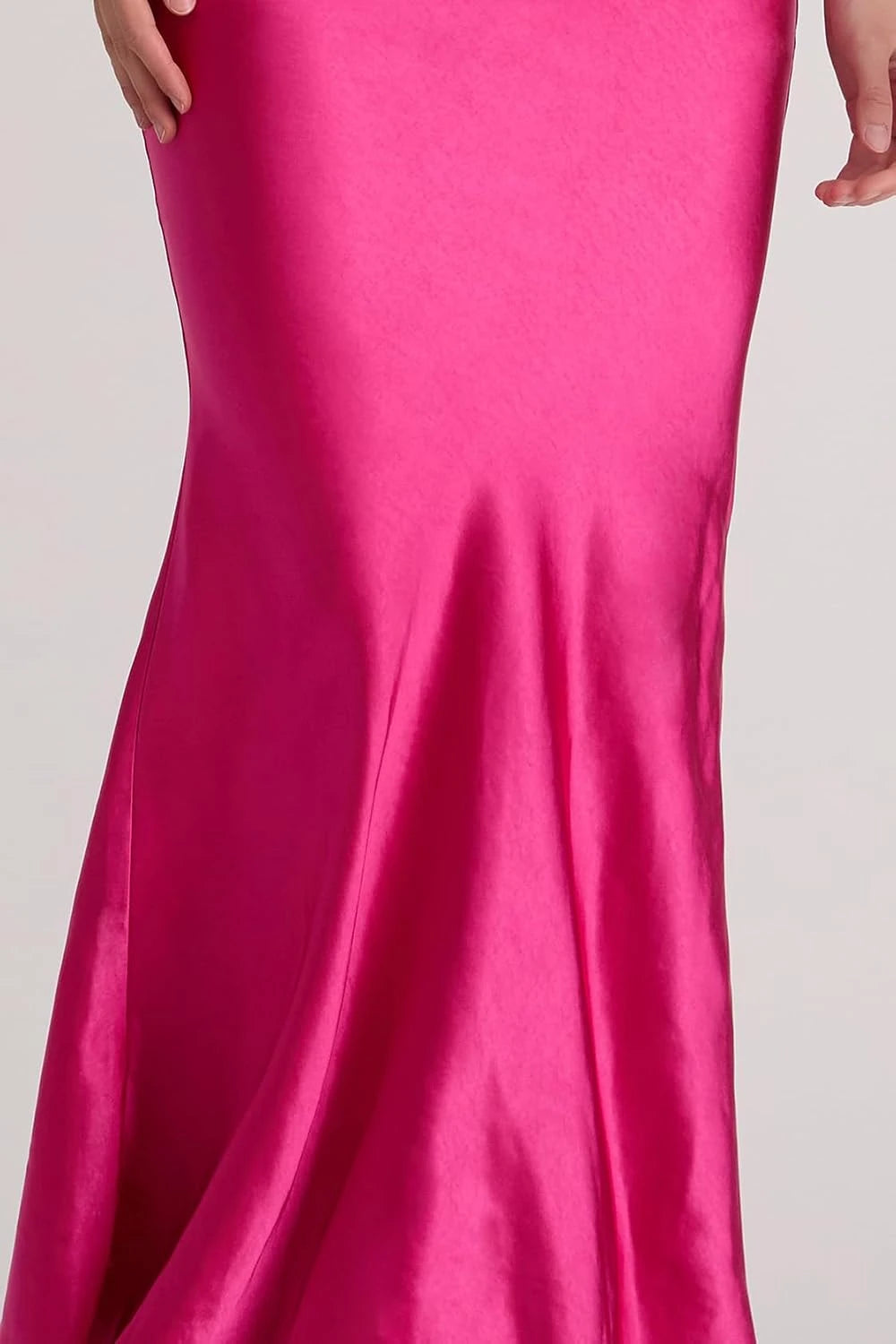 Satin Halter Formal Maxi Dress