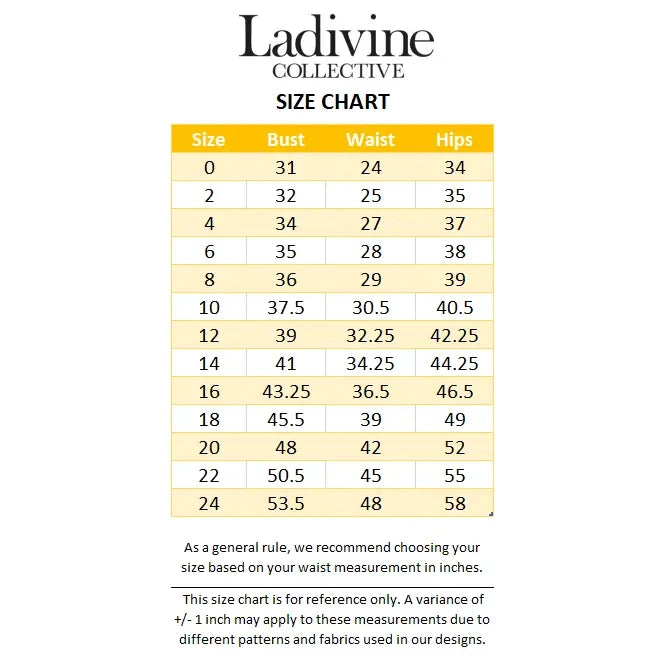 Ladivine CH2604 Square Neck Satin Fitted Evening Gown with Draped Waist