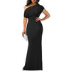 Sleeveless Off Shoulder Formal Evening Dress