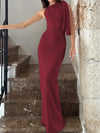 Sleeveless Patchwork Bodycon Maxi Dress