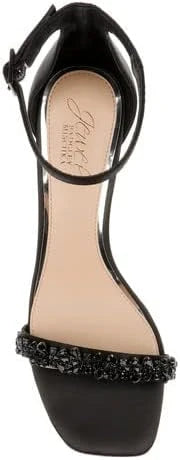 Crystal Kitten Heel Sandal