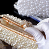 Faux Pearl Evening Clutch Purse