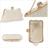 Faux Pearl Evening Clutch Purse