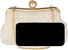 Faux Pearl Evening Clutch Purse