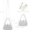 Rhinestone Pearl Evening Clutch