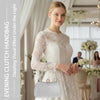 Rhinestone Pearl Evening Clutch