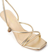Square Toe Kitten Heel Sandals