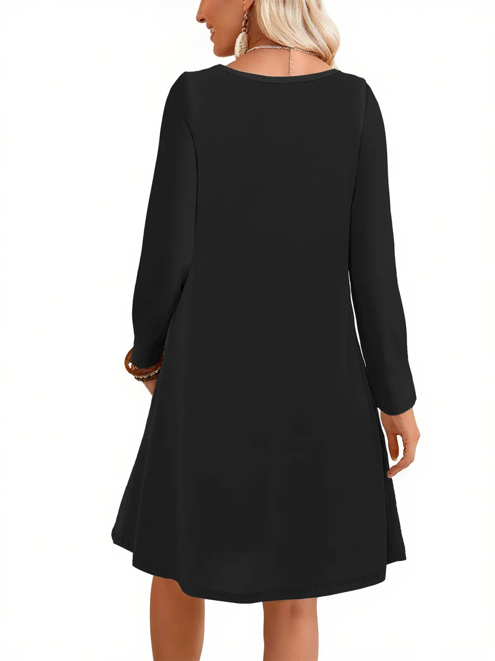 Christmas Pattern Fitted Knit Dress