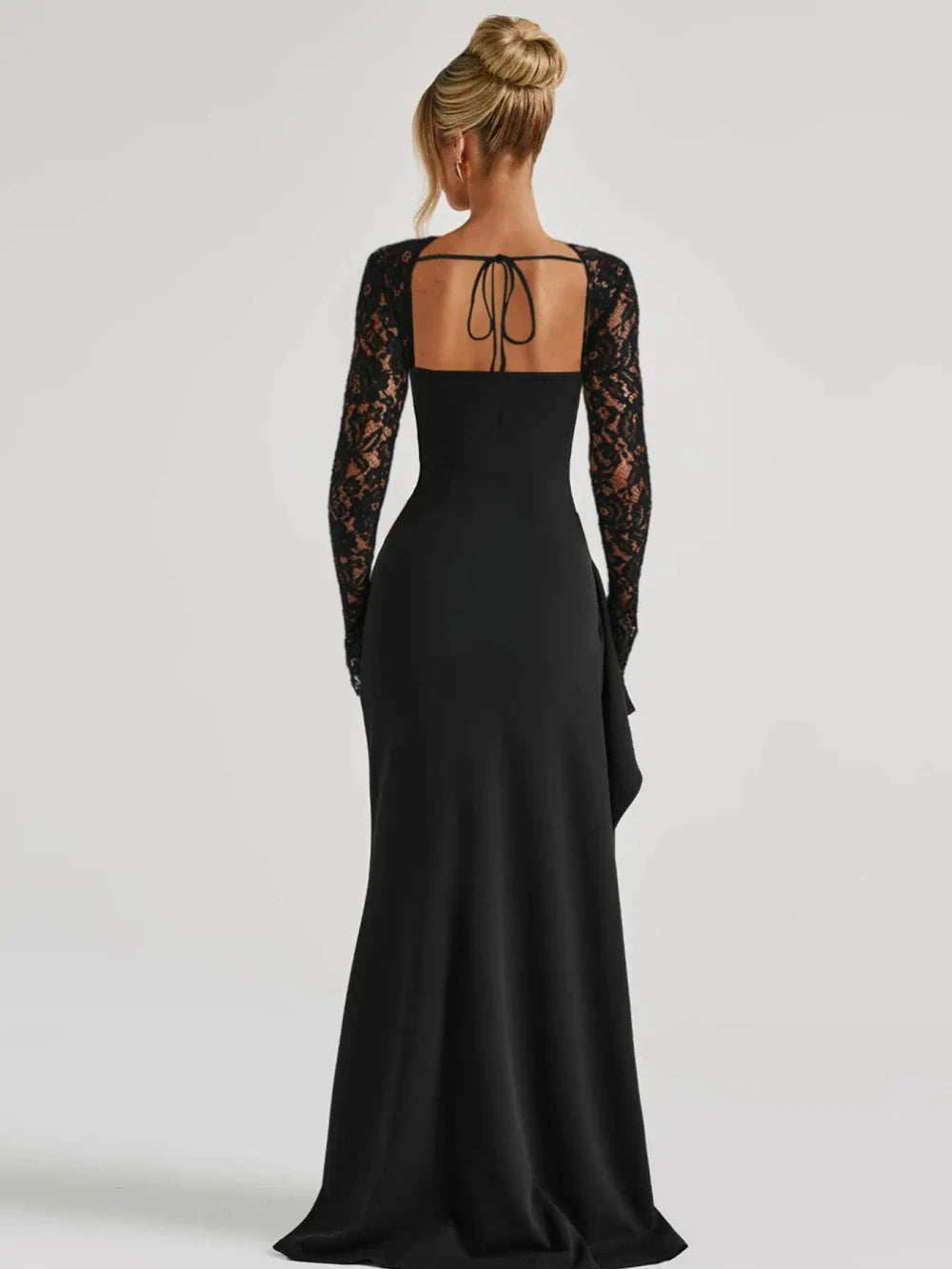 Lace Bodycon Formal Maxi Dress