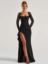 Lace Bodycon Formal Maxi Dress