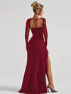 Lace Bodycon Formal Maxi Dress