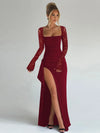Lace Bodycon Formal Maxi Dress