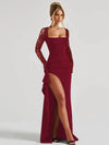 Lace Bodycon Formal Maxi Dress