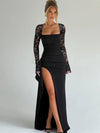 Lace Bodycon Formal Maxi Dress