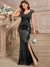 Miusol Floral Lace Bodycon Maxi Dress