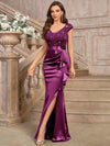 Miusol Floral Lace Bodycon Maxi Dress