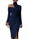 Vintage Asymmetrical Evening Gown
