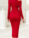 Vintage Asymmetrical Evening Gown