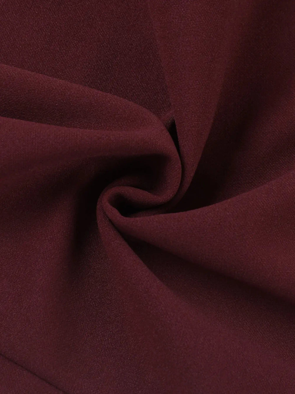 Burgundy Halter Neck Evening Gown