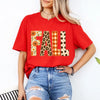 Autumn Floral Leopard Graphic Sweatshirt