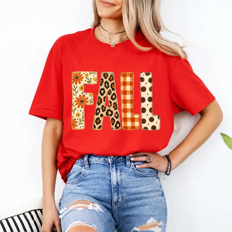 Autumn Floral Leopard Graphic Sweatshirt