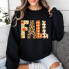 Autumn Floral Leopard Graphic Sweatshirt