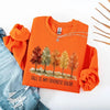 Watercolor Foliage Autumn Crewneck Sweatshirt