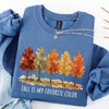 Watercolor Foliage Autumn Crewneck Sweatshirt