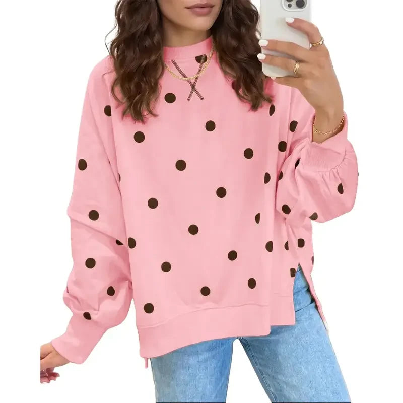 Wenelax Polka Dot Sweatshirt