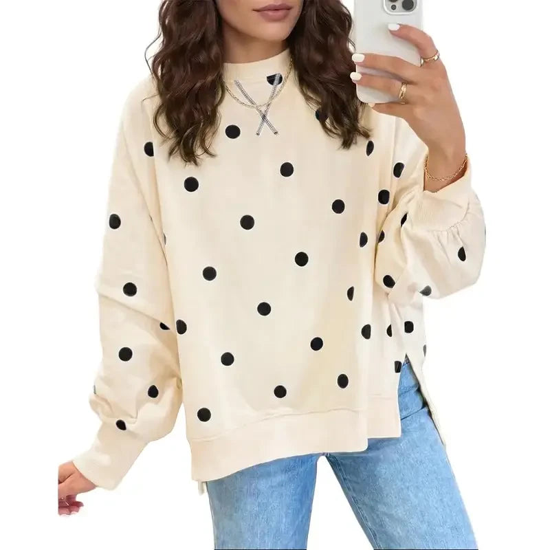 Wenelax Polka Dot Sweatshirt