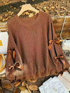 Bow Detailed Knit Sweater