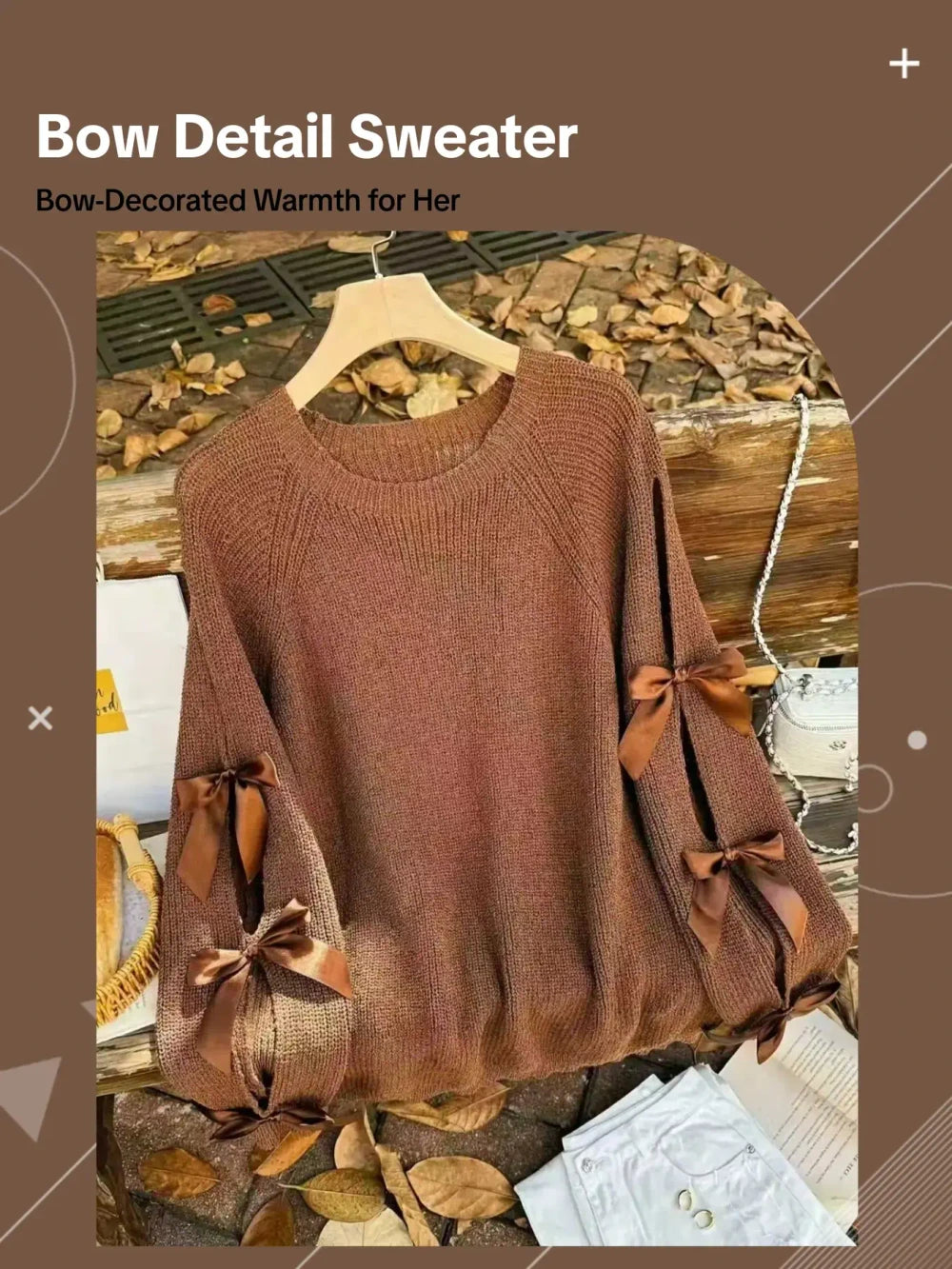 Bow Detailed Knit Sweater