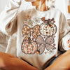 Floral Pumpkin Sweatshirt
