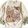 Floral Pumpkin Sweatshirt