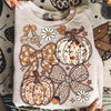 Floral Pumpkin Sweatshirt