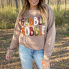 Turkey Day Slogan Pullover Sweatshirt