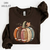 Vintage Game Day Fall Pumpkin Sweatshirt