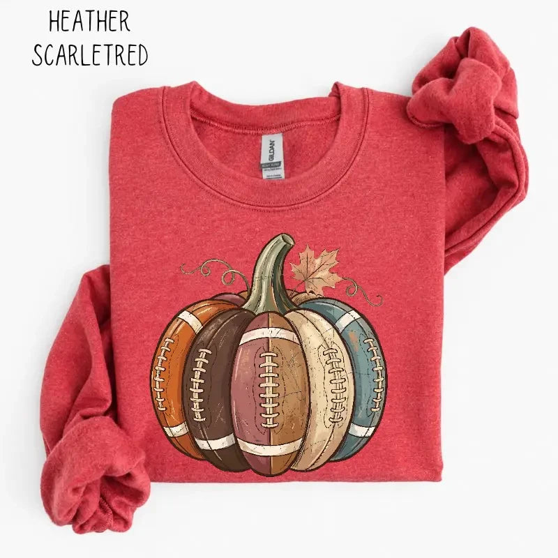 Vintage Game Day Fall Pumpkin Sweatshirt