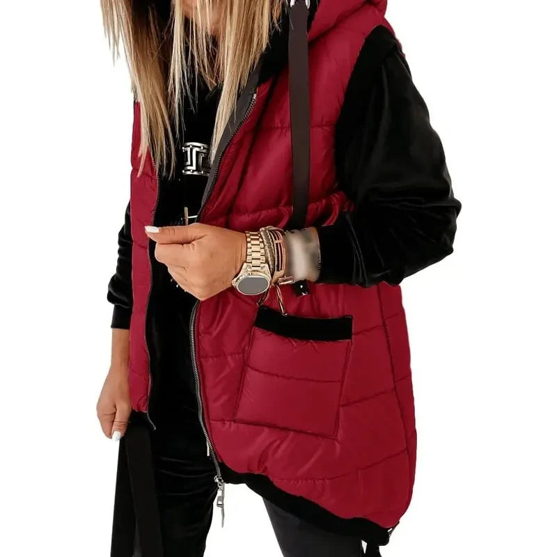 Imily Bela Hooded Padded Vest