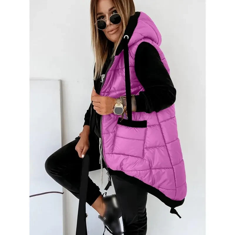 Imily Bela Hooded Padded Vest
