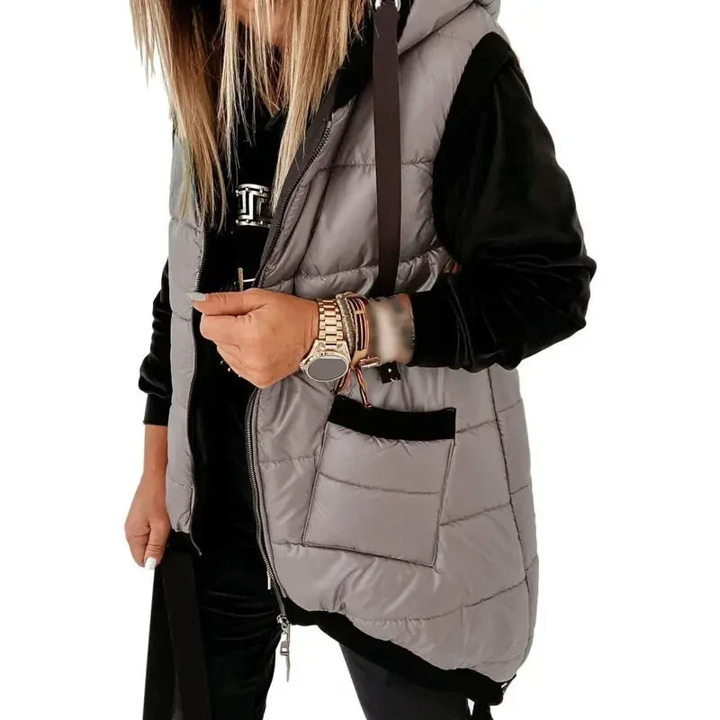 Imily Bela Hooded Padded Vest
