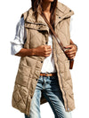 Casual Long Puffer Vest