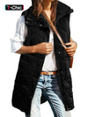 Casual Long Puffer Vest