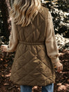 Casual Long Puffer Vest