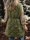 Casual Long Puffer Vest