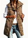 Casual Long Puffer Vest