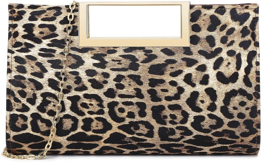 Faux Leather Evening Clutch