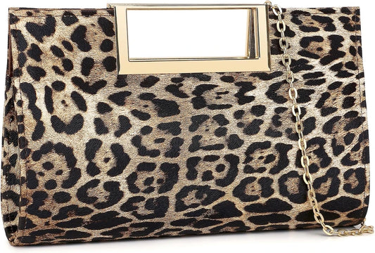 Faux Leather Evening Clutch
