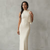 Sleeveless Patchwork Bodycon Maxi Dress